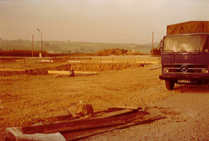 Schweiger Transport - Geschichte-1977 - Bau der Halle