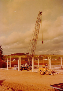 Schweiger Transport - Geschichte-1977 - Bau der Halle