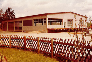 Schweiger Transport - Geschichte-1977 - Bau der Halle