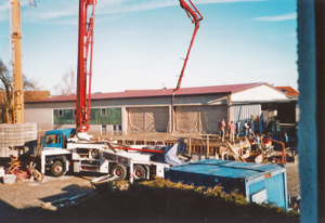 Schweiger Transport - Geschichte-2010-2011 - Neubau der alten Halle