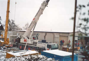 Schweiger Transport - Geschichte-2010-2011 - Neubau der alten Halle